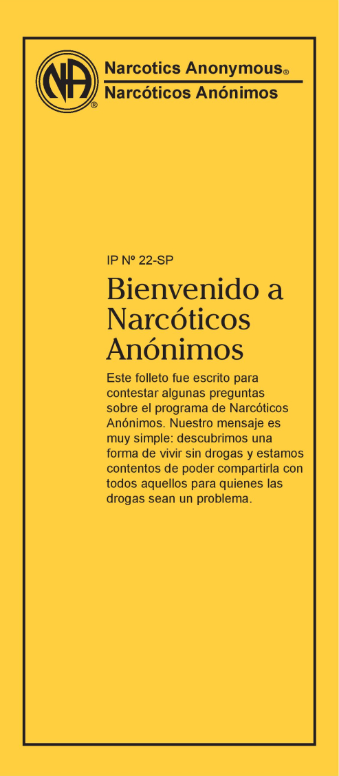 Bienvenido a Narcóticos Anónimos